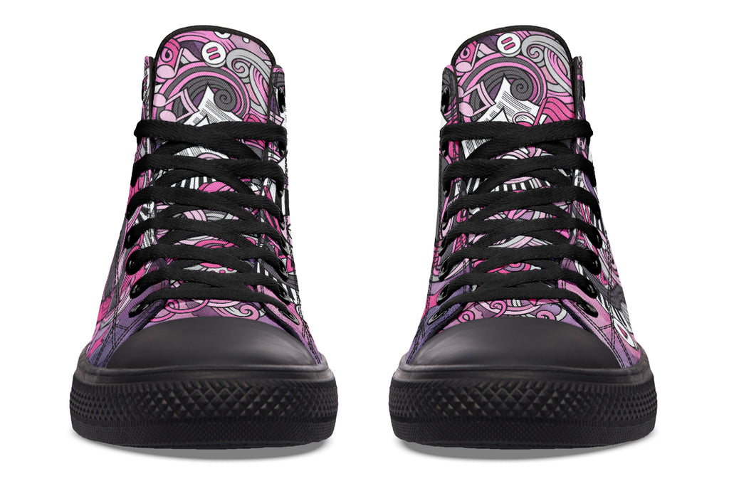 Rock Chic High Tops (Wide)
