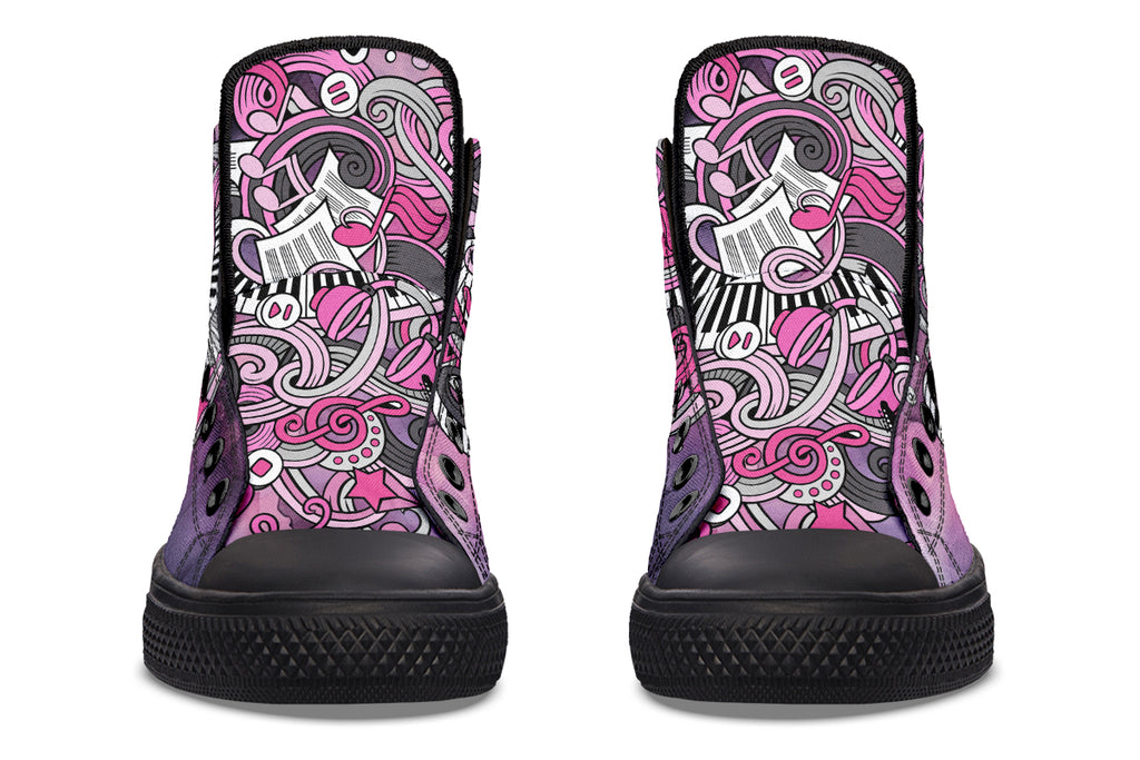 Rock Chic High Tops (Wide)