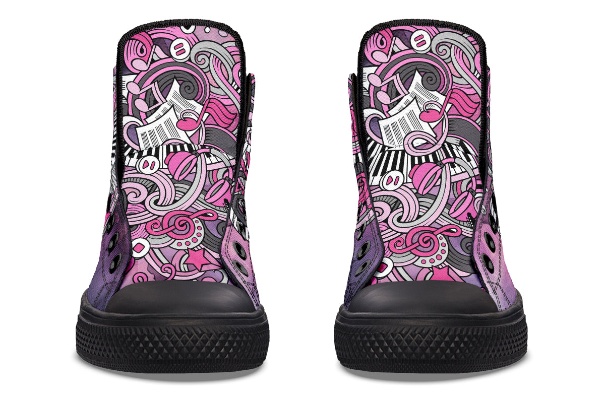 Rock Chic High Tops (Wide)