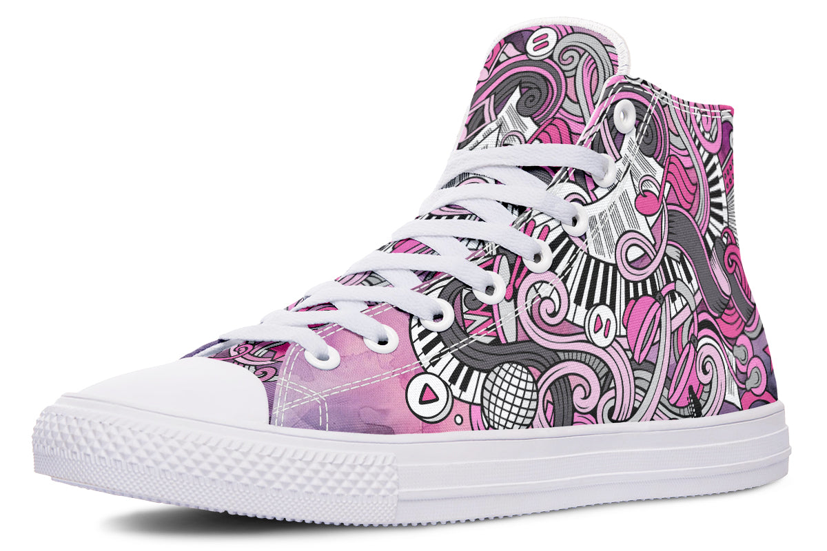 Rock Chic High Tops (Wide)