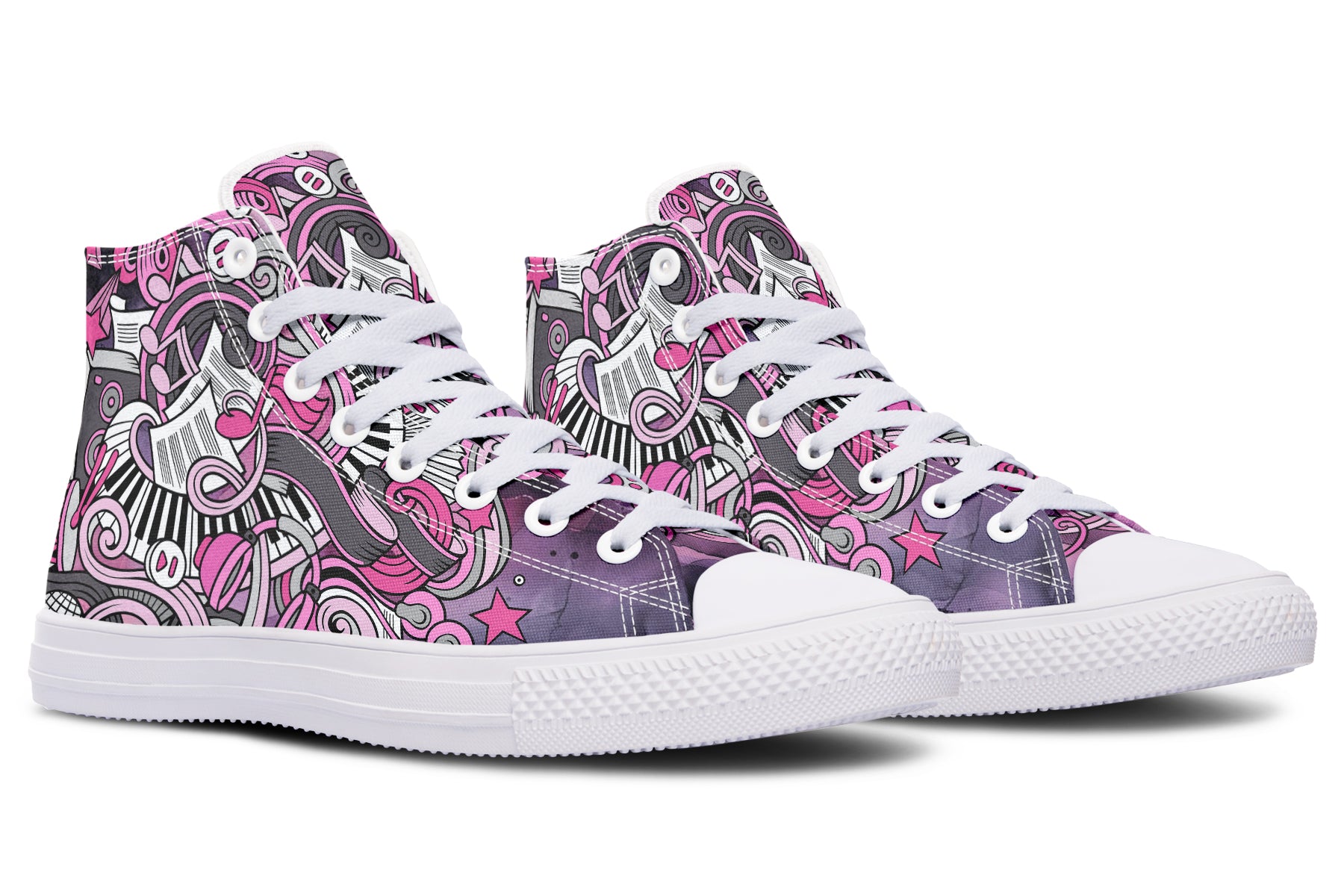Rock Chic High Tops (Wide)