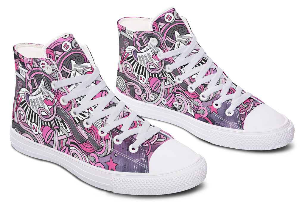 Rock Chic High Tops (Wide)