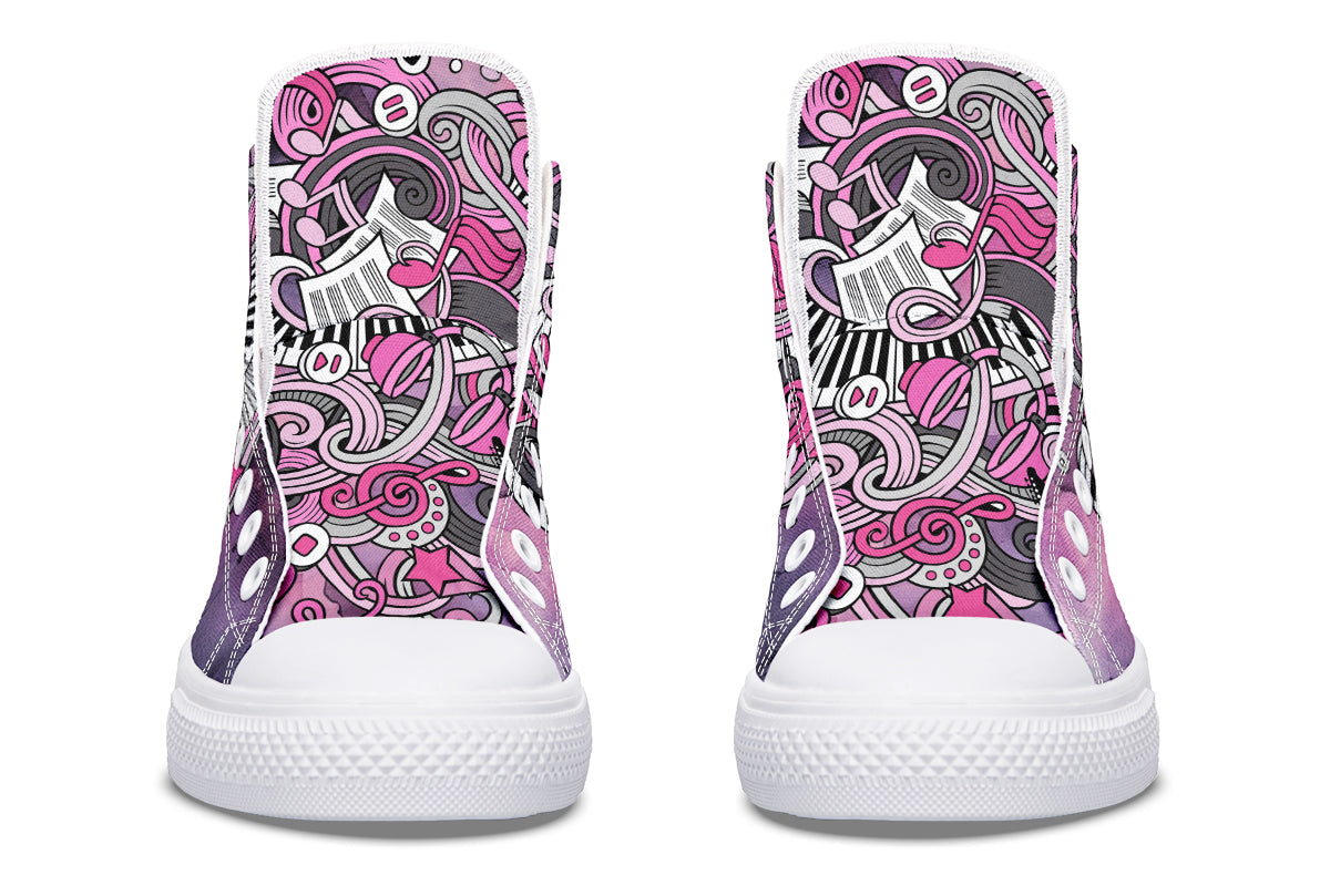 Rock Chic High Tops (Wide)
