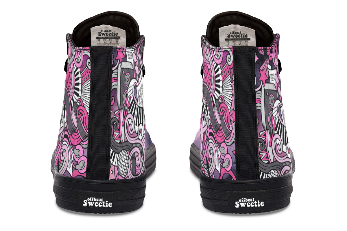 Rock Chic High Tops (Wide)