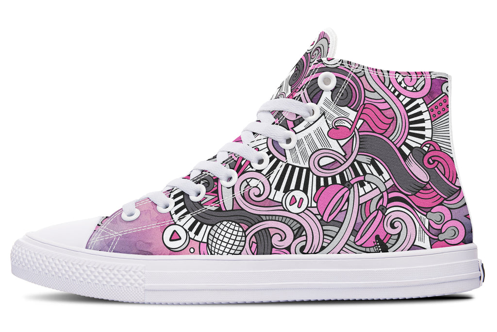 Rock Chic High Tops (Wide)