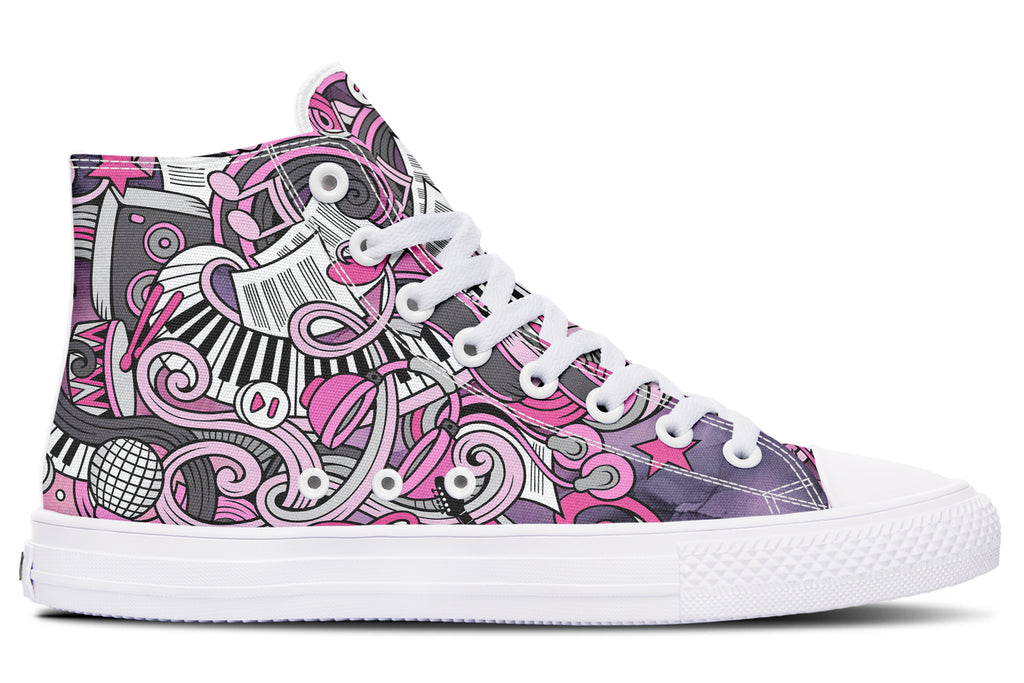 Rock Chic High Tops (Wide)