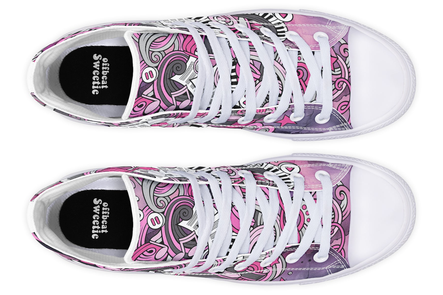 Rock Chic High Tops (Wide)