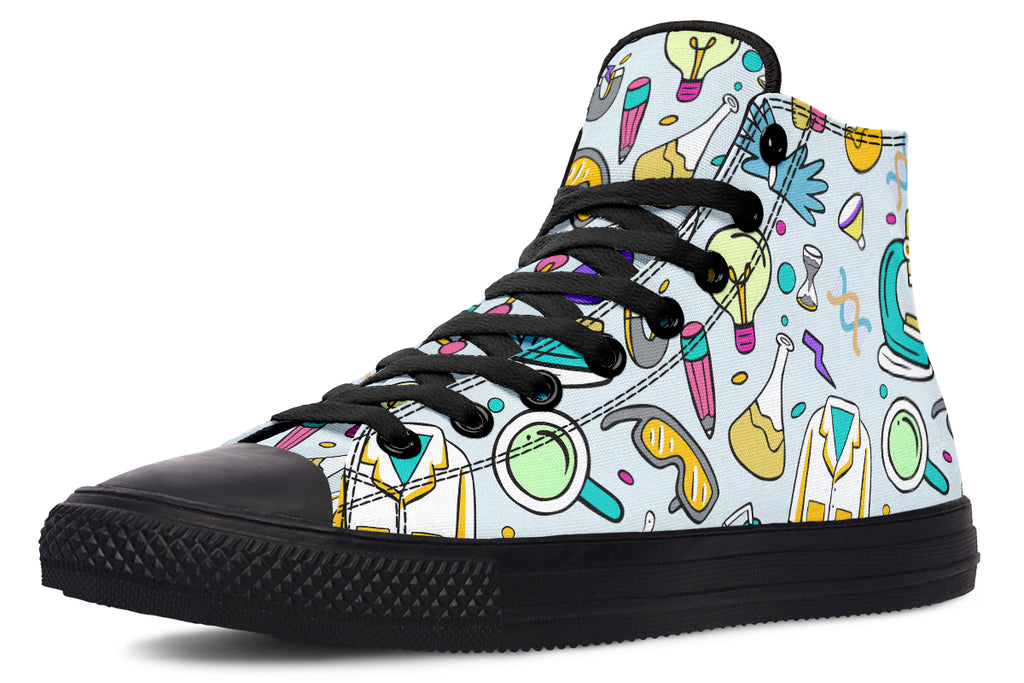 STEM Blue High Tops