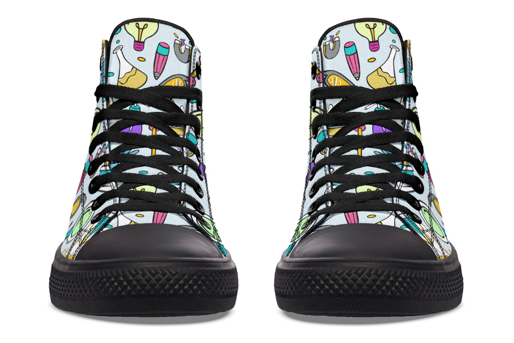 STEM Blue High Tops