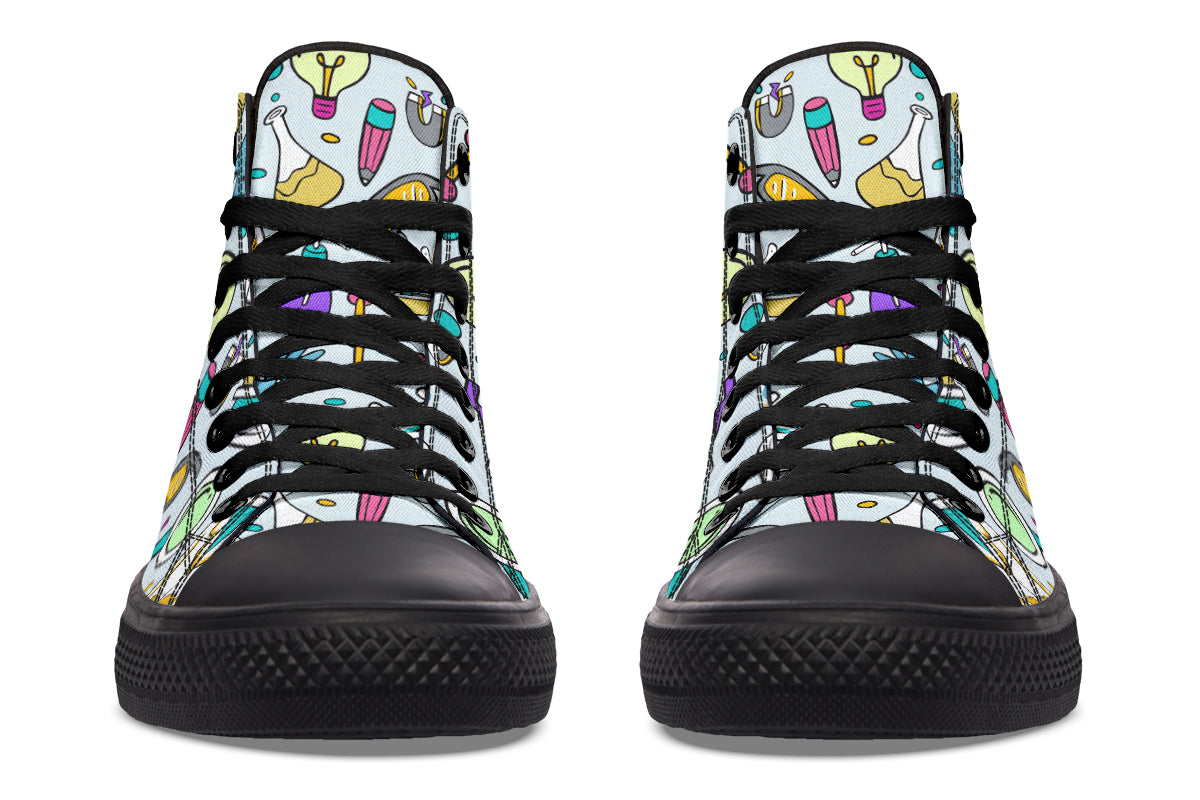 STEM Blue High Tops