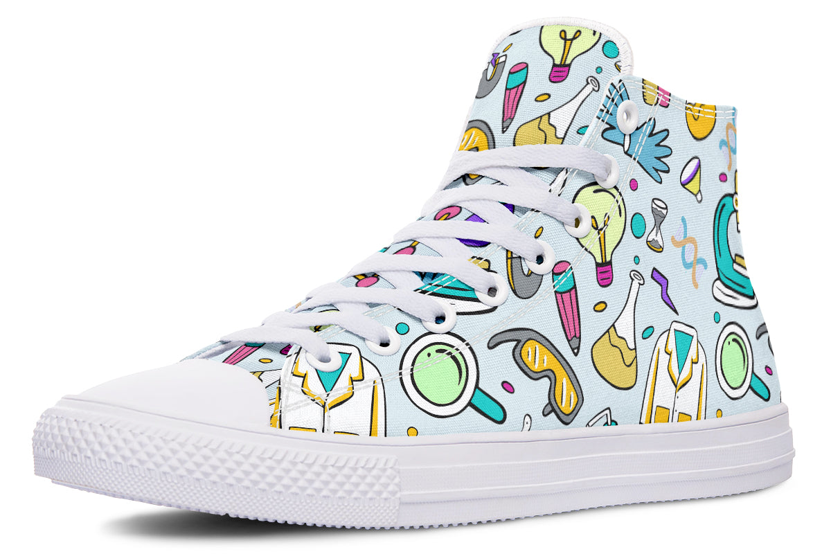 STEM Blue High Tops