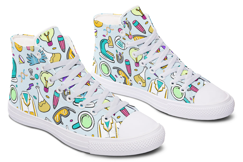 STEM Blue High Tops