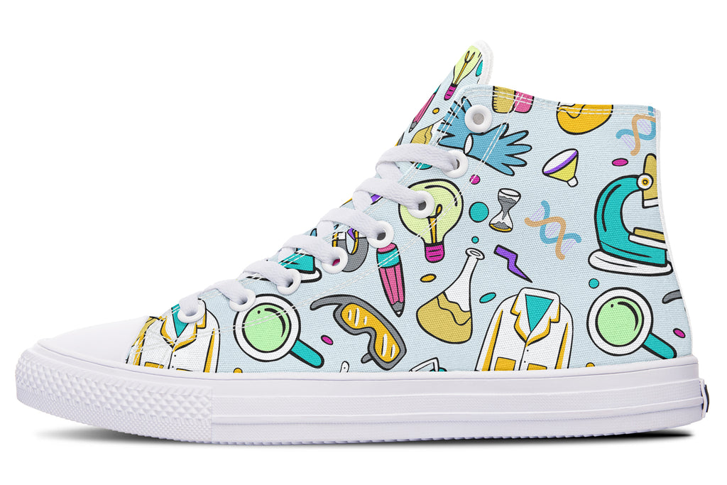 STEM Blue High Tops