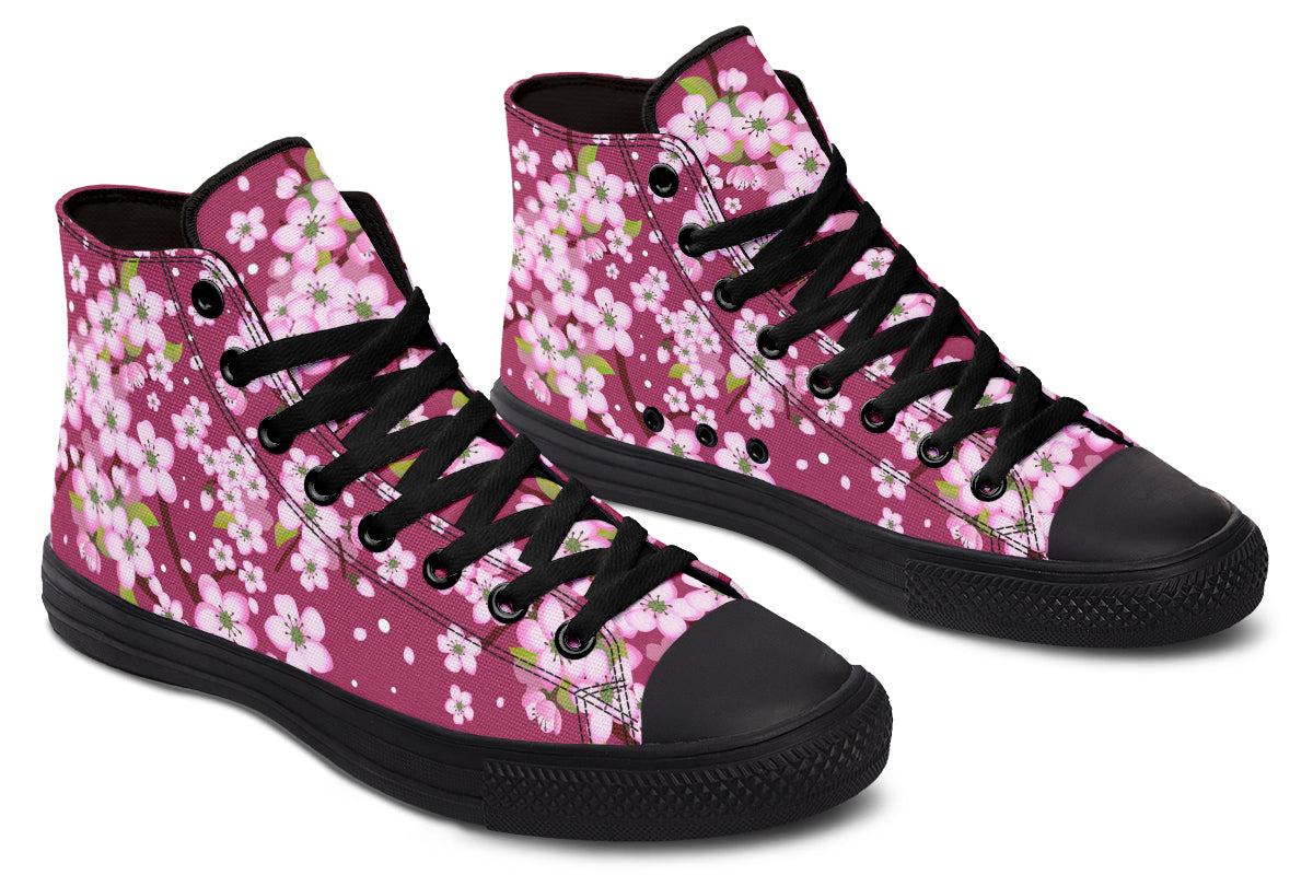 Sakura High Tops - Offbeat Sweetie