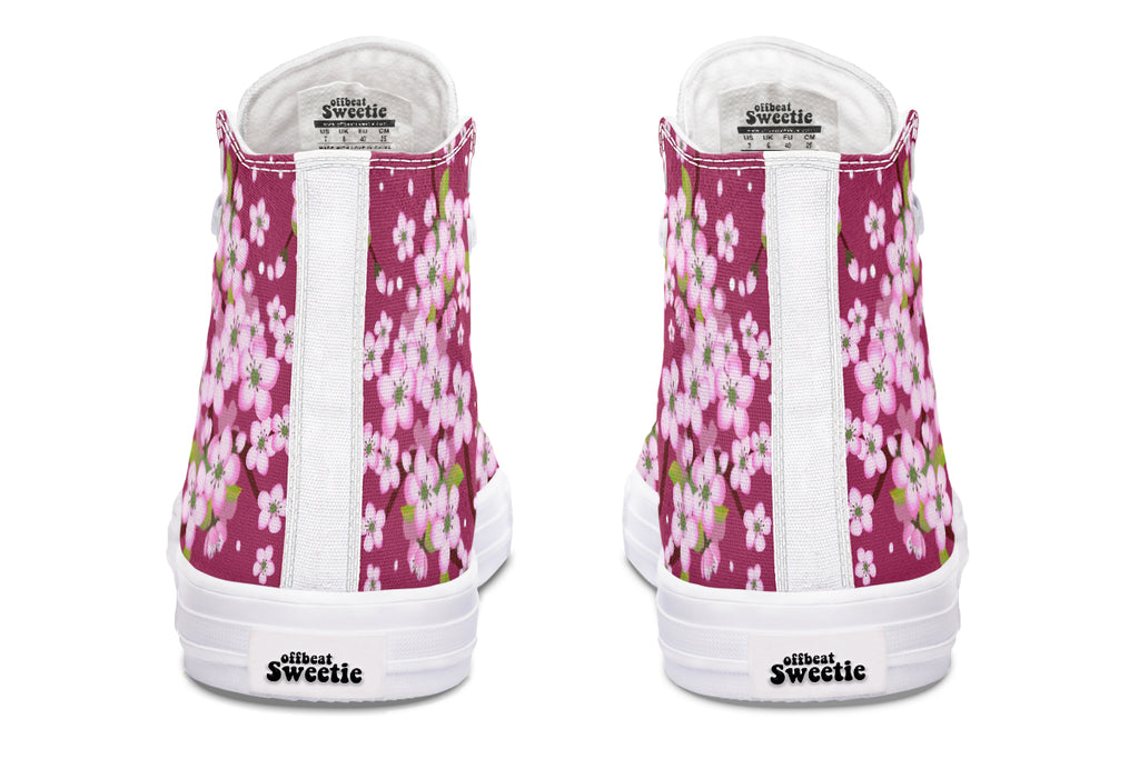 Sakura High Tops - Offbeat Sweetie