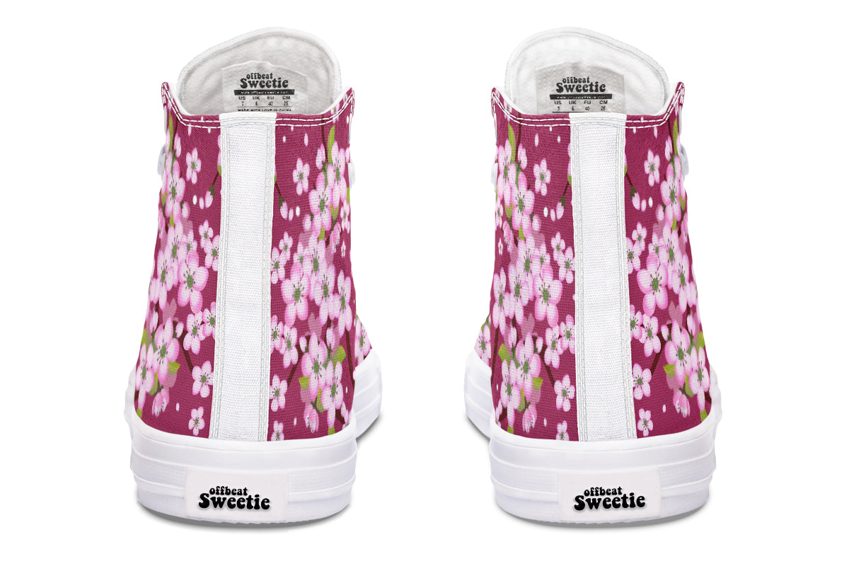 Sakura High Tops - Offbeat Sweetie
