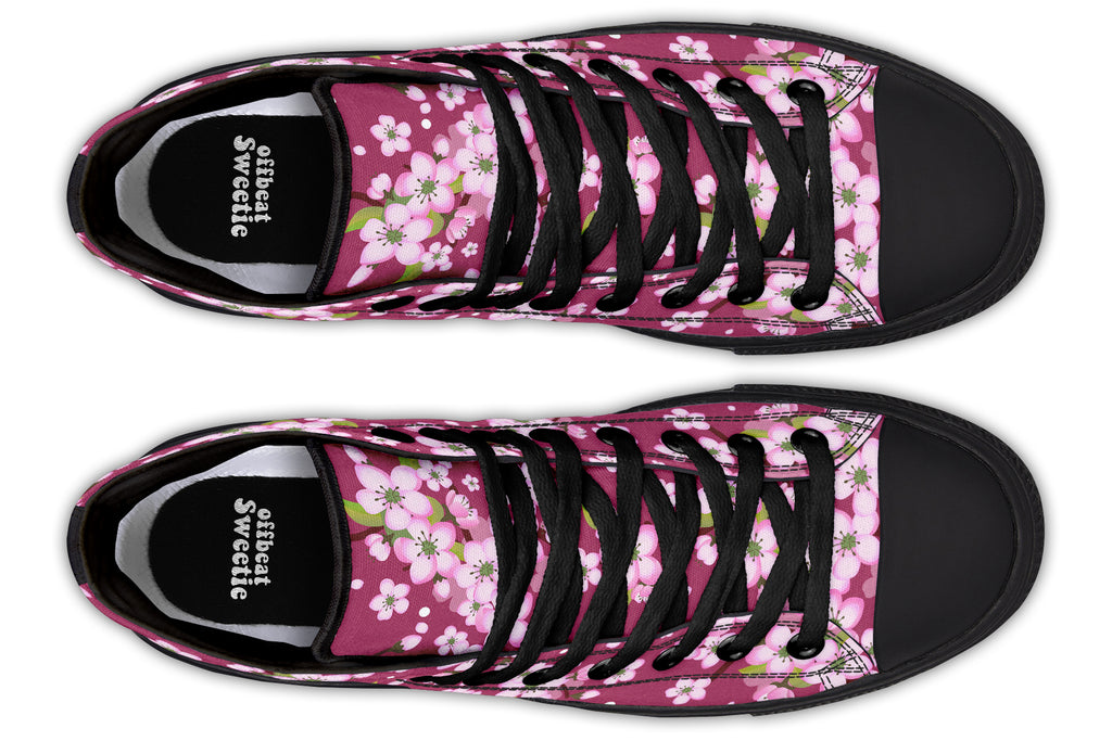 Sakura High Tops - Offbeat Sweetie