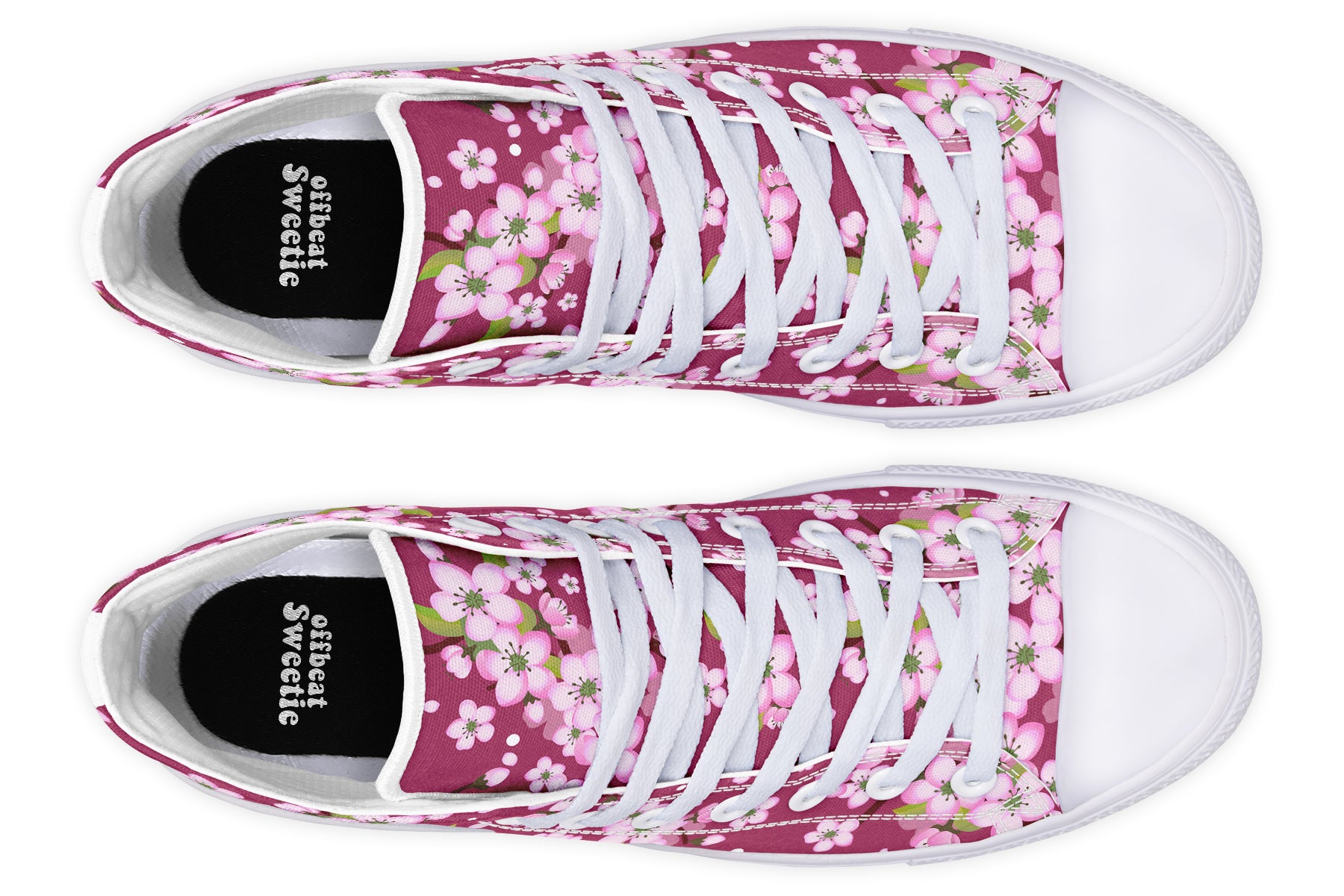 Sakura High Tops - Offbeat Sweetie