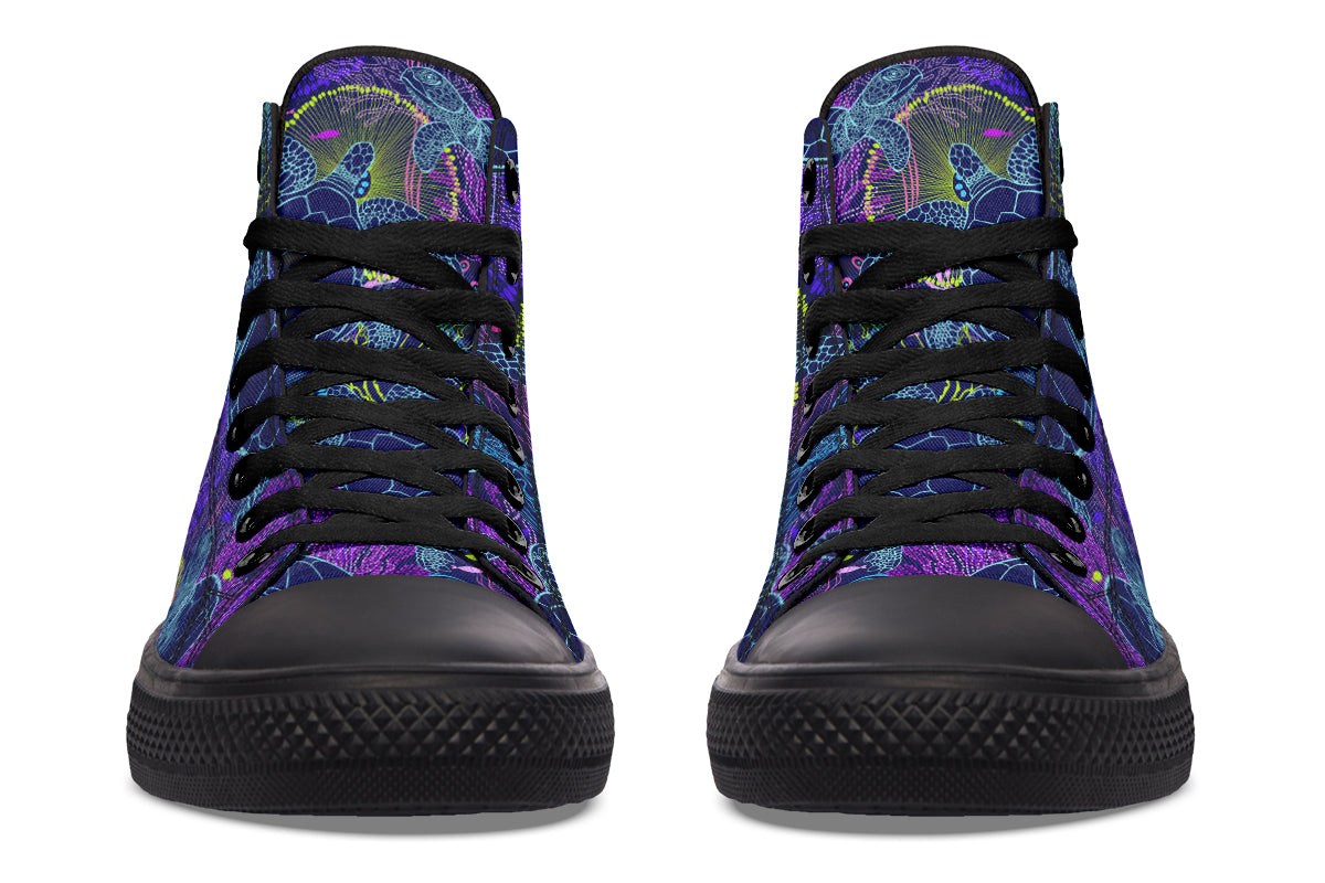Sea Turtles High Tops - Offbeat Sweetie