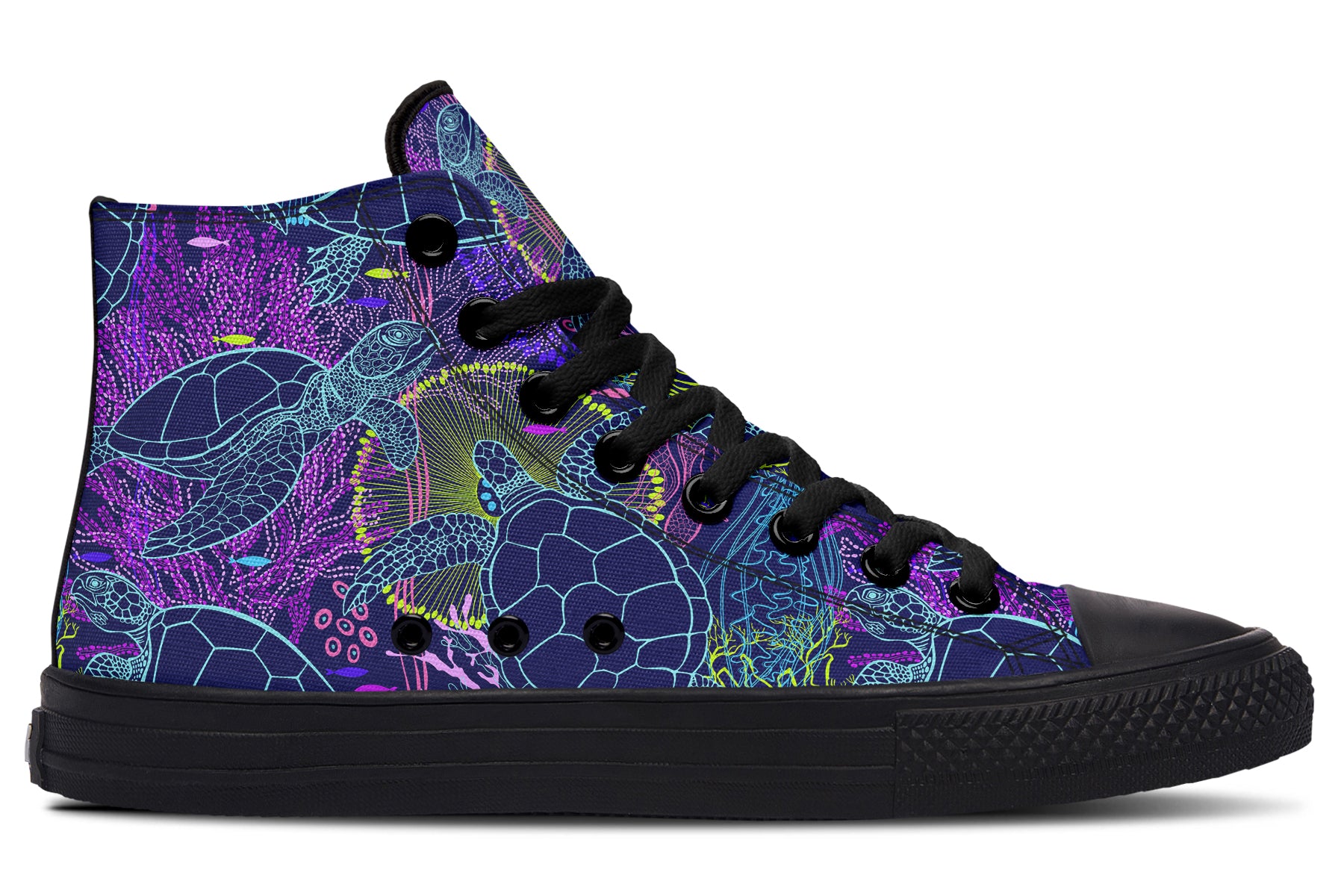 Sea Turtles High Tops - Offbeat Sweetie