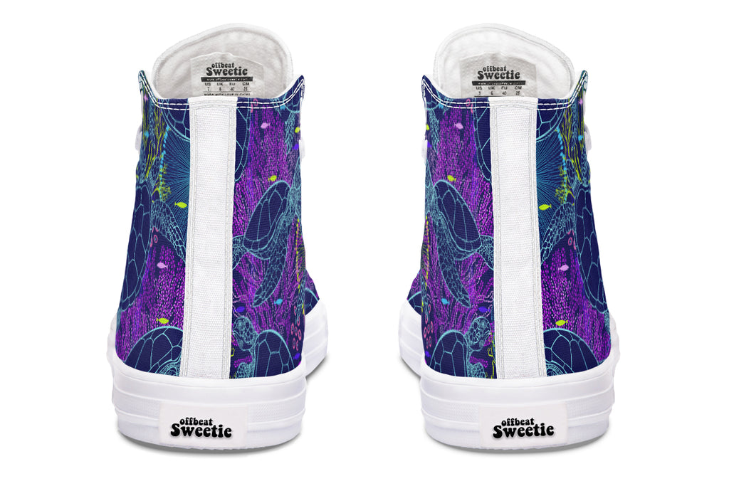 Sea Turtles High Tops - Offbeat Sweetie