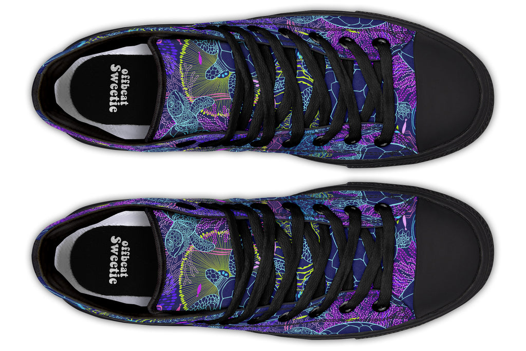 Sea Turtles High Tops - Offbeat Sweetie