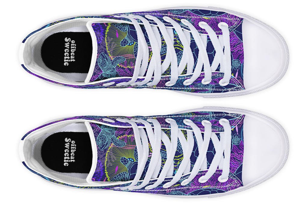Sea Turtles High Tops - Offbeat Sweetie