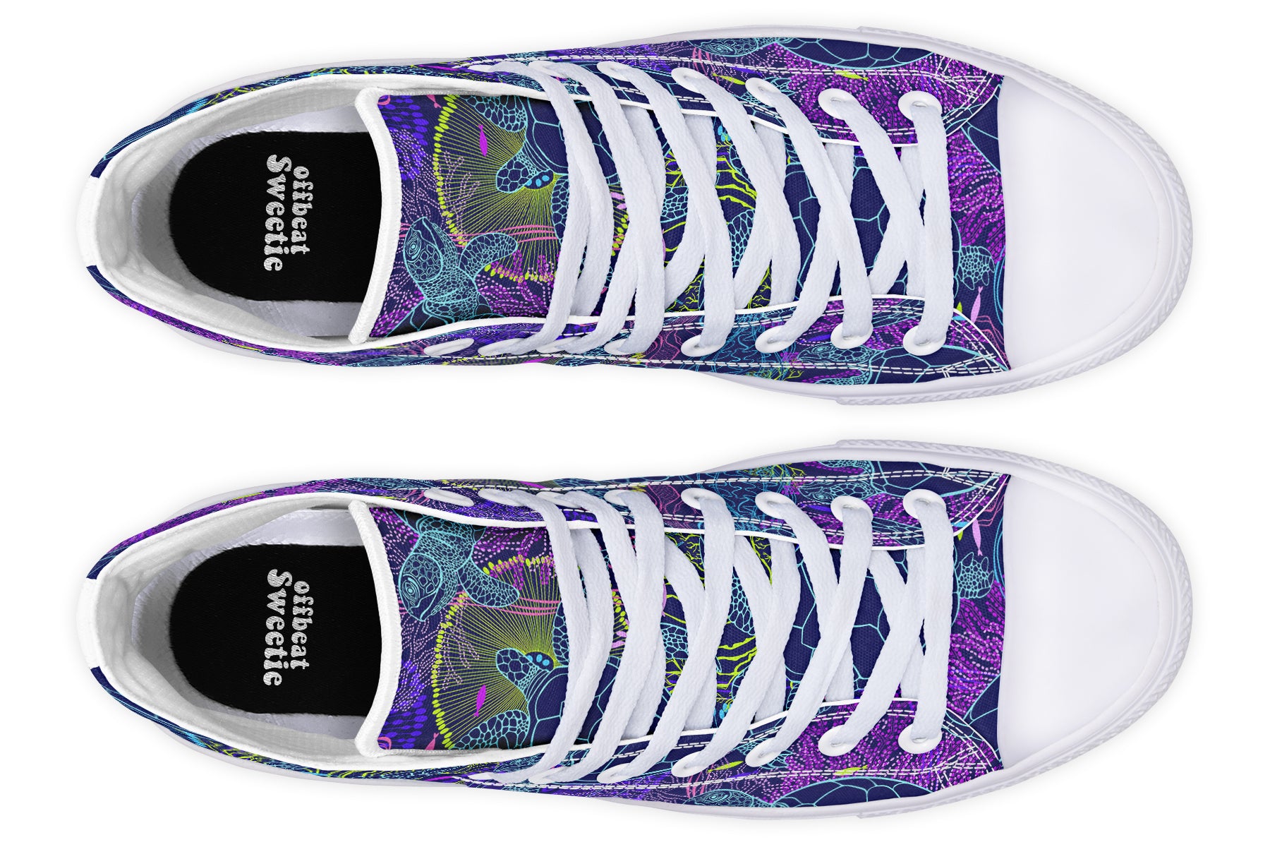 Sea Turtles High Tops - Offbeat Sweetie