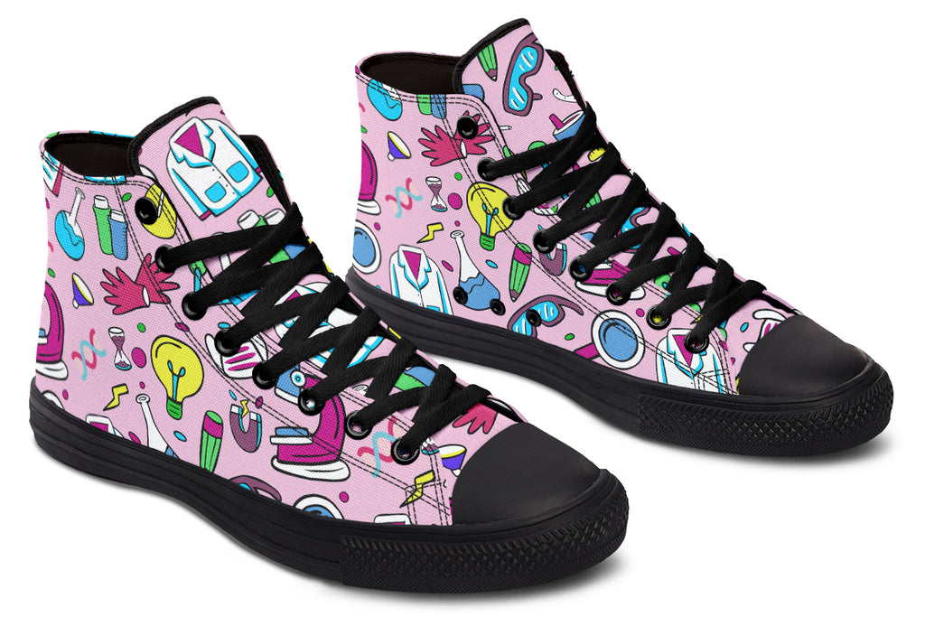STEM Pink High Tops (Wide)