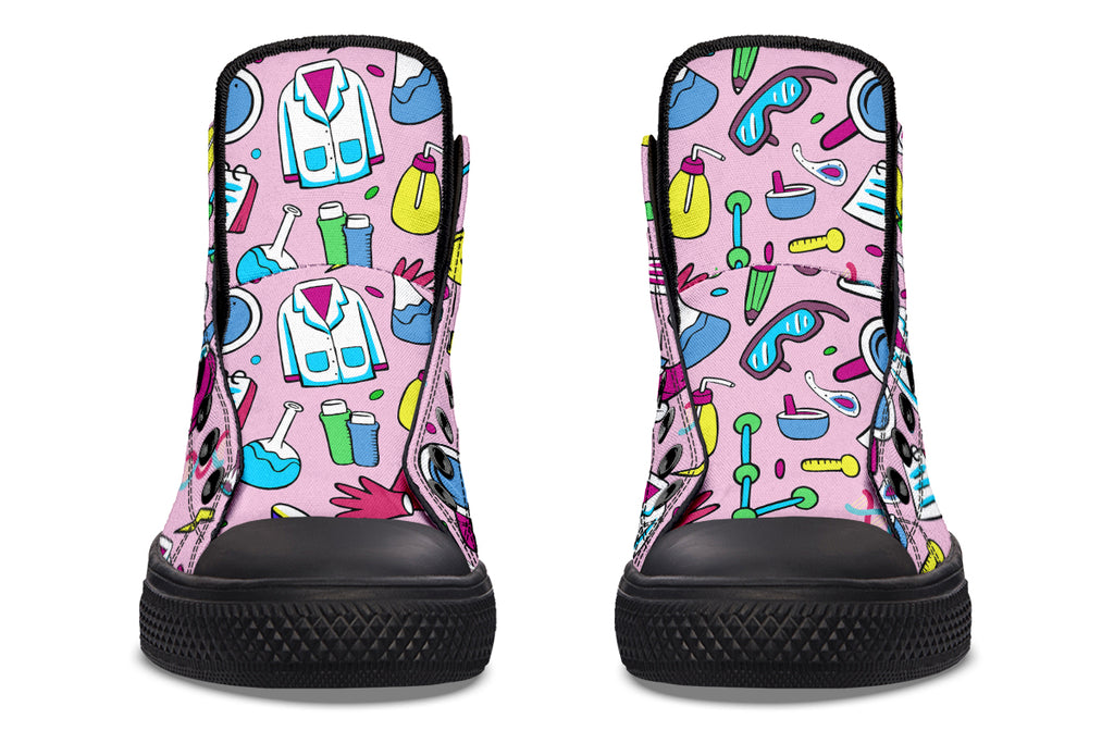 STEM Pink High Tops (Wide)