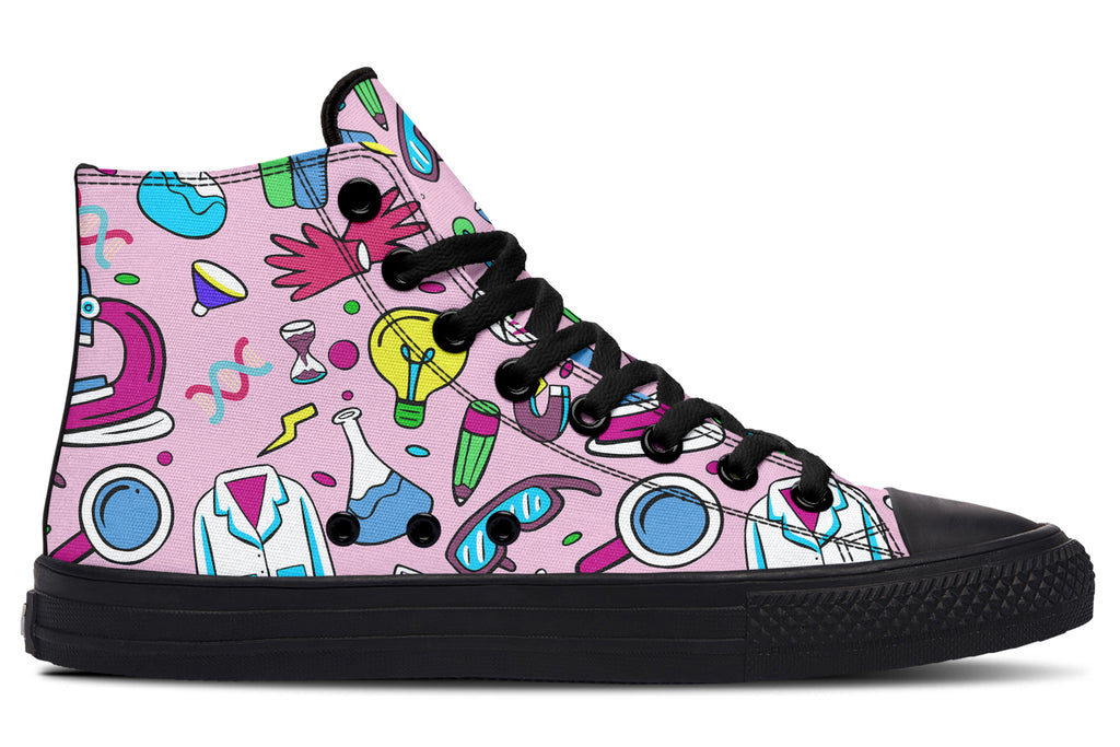 STEM Pink High Tops (Wide)