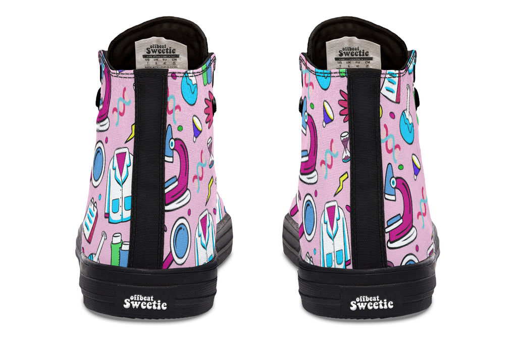 STEM Pink High Tops (Wide)