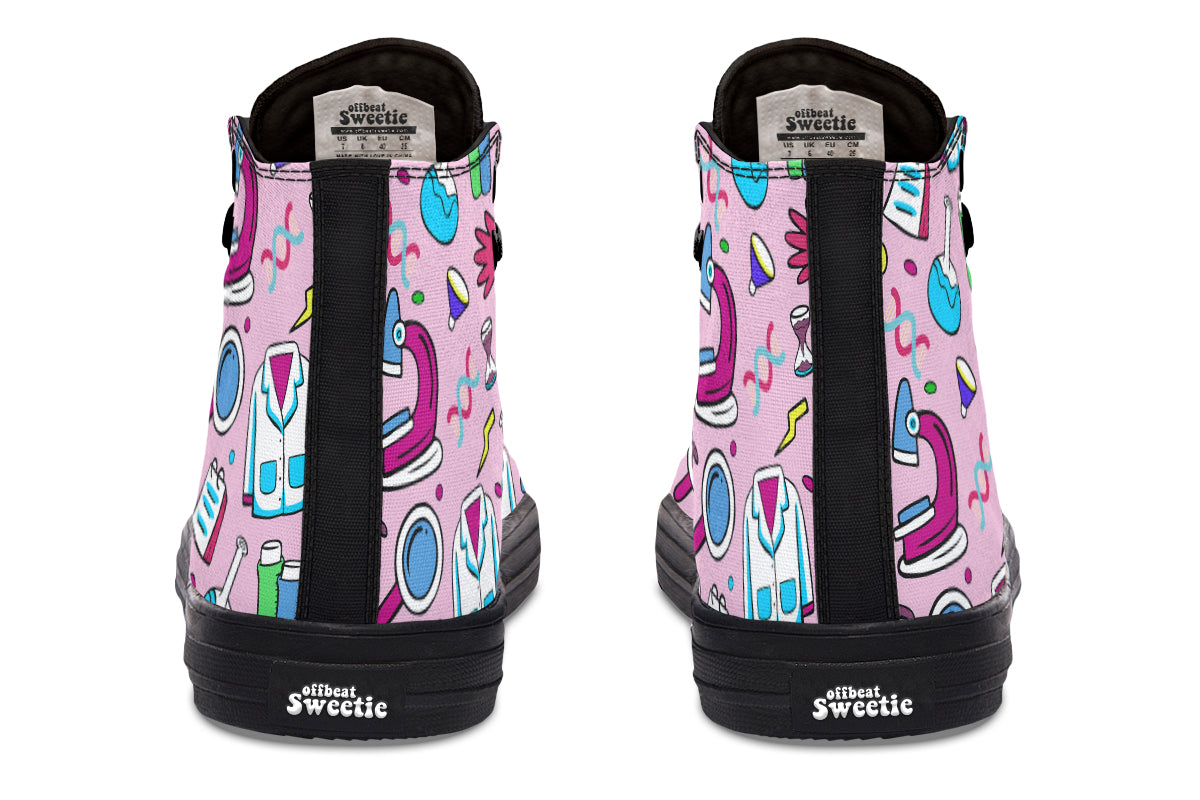 STEM Pink High Tops (Wide)