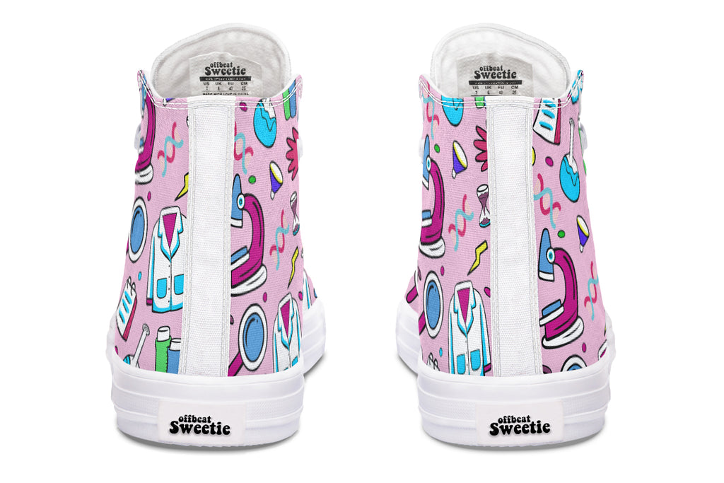 STEM Pink High Tops (Wide)