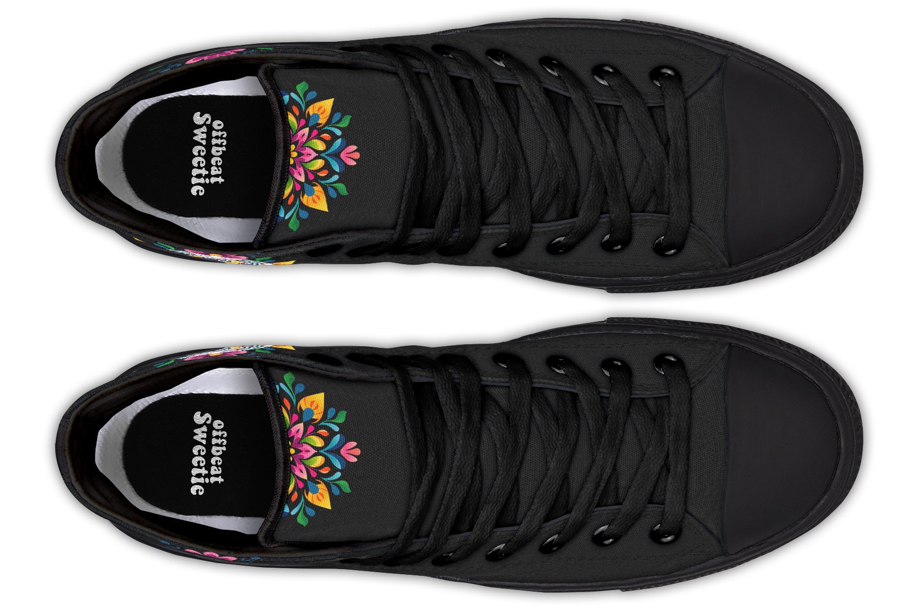 Sugar Skull High Tops (Wide)