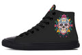 Sugar Skull High Tops - Offbeat Sweetie