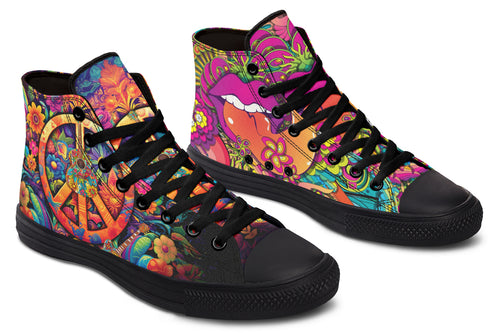 Summer Of Love High Tops - Offbeat Sweetie