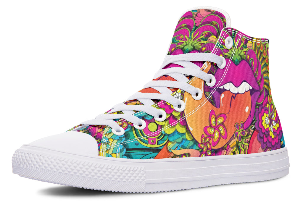 Summer Of Love High Tops - Offbeat Sweetie