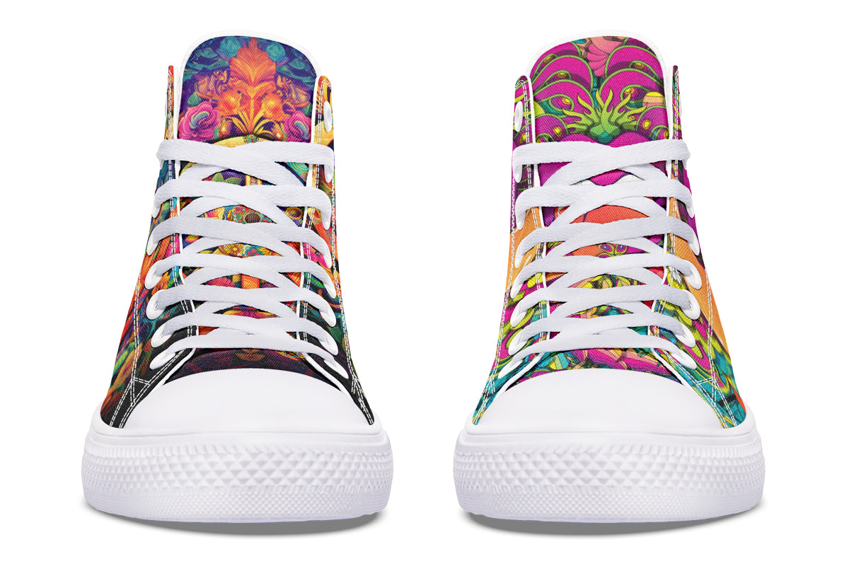 Summer Of Love High Tops - Offbeat Sweetie