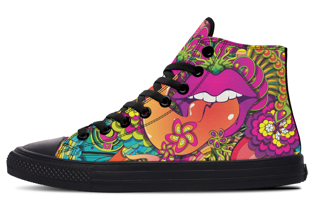 Summer Of Love High Tops - Offbeat Sweetie