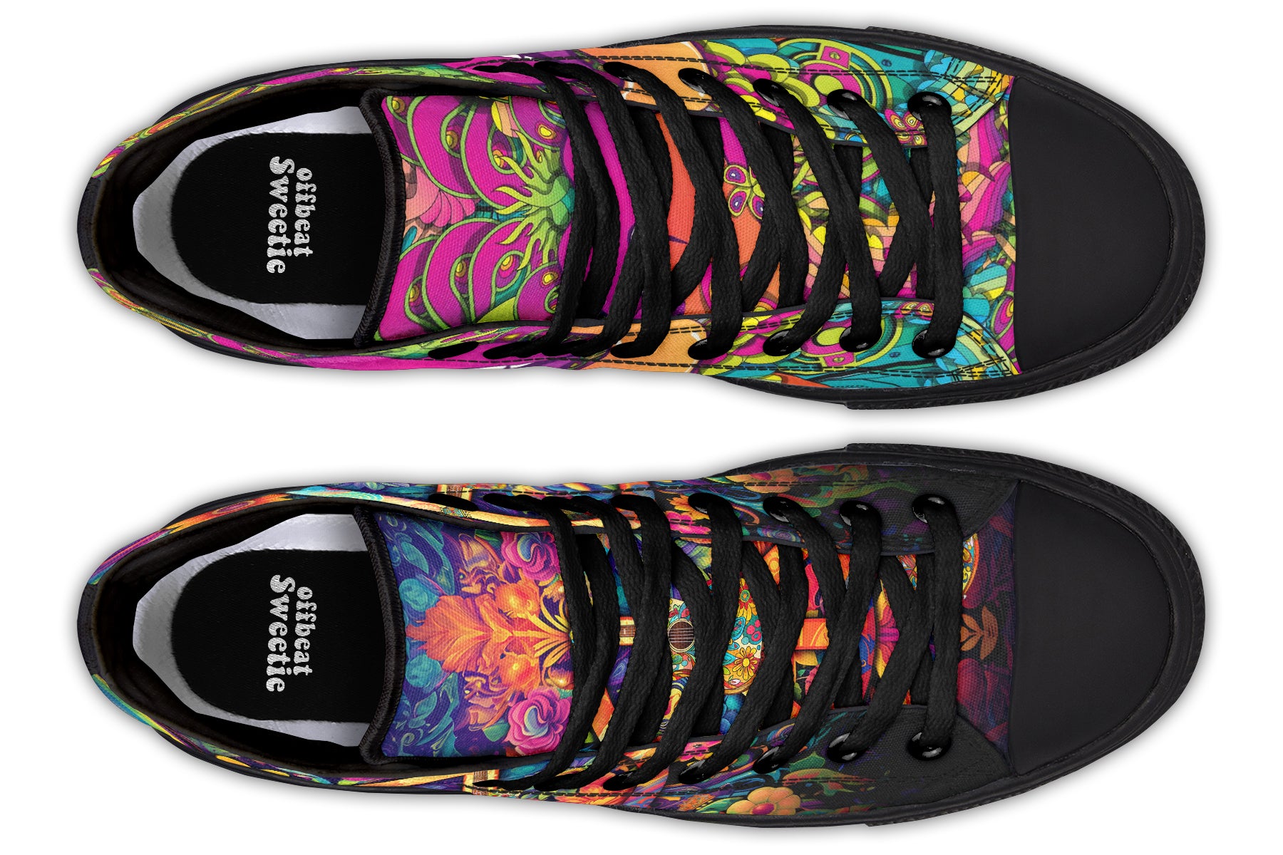 Summer Of Love High Tops - Offbeat Sweetie