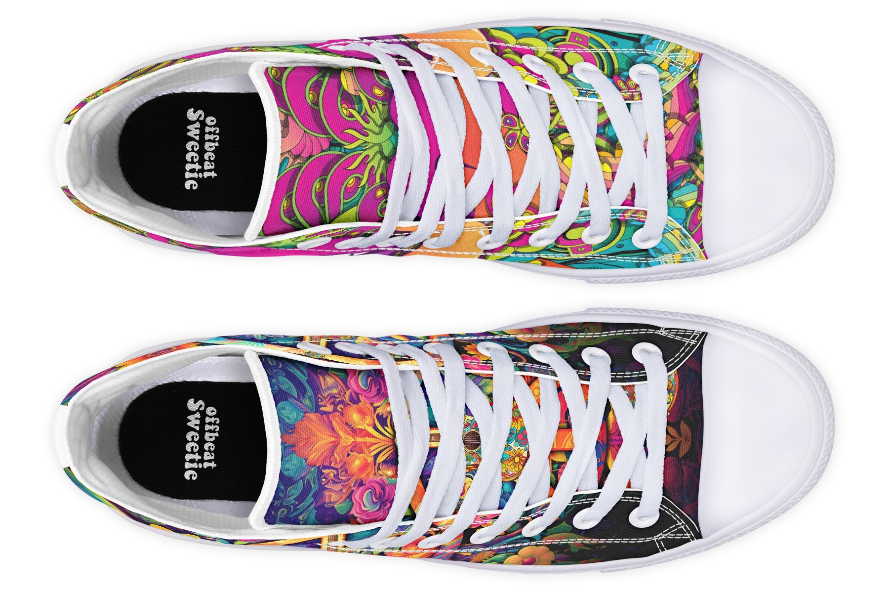 Summer Of Love High Tops - Offbeat Sweetie