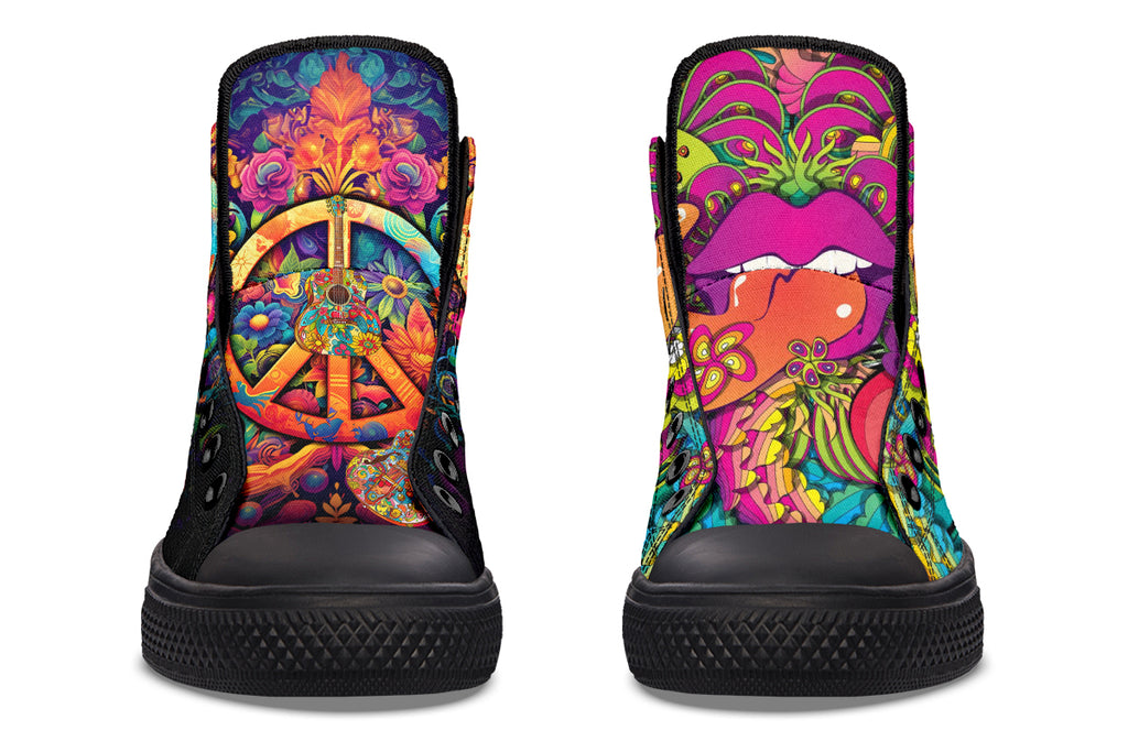 Summer Of Love High Tops (Wide)