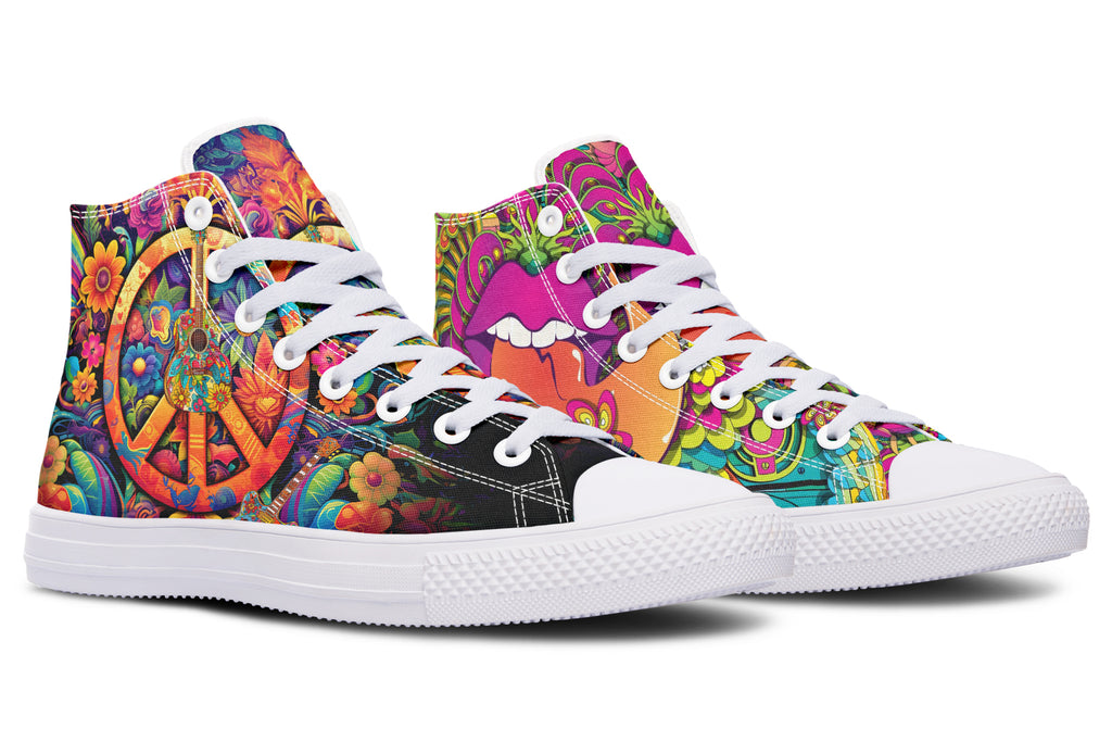 Summer Of Love High Tops (Wide)