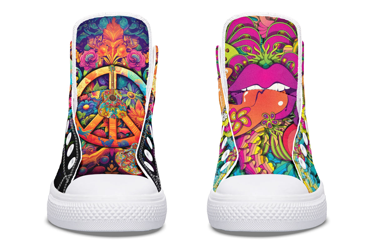 Summer Of Love High Tops (Wide)