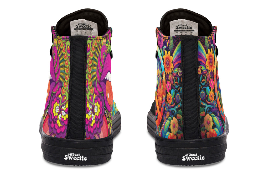 Summer Of Love High Tops (Wide)