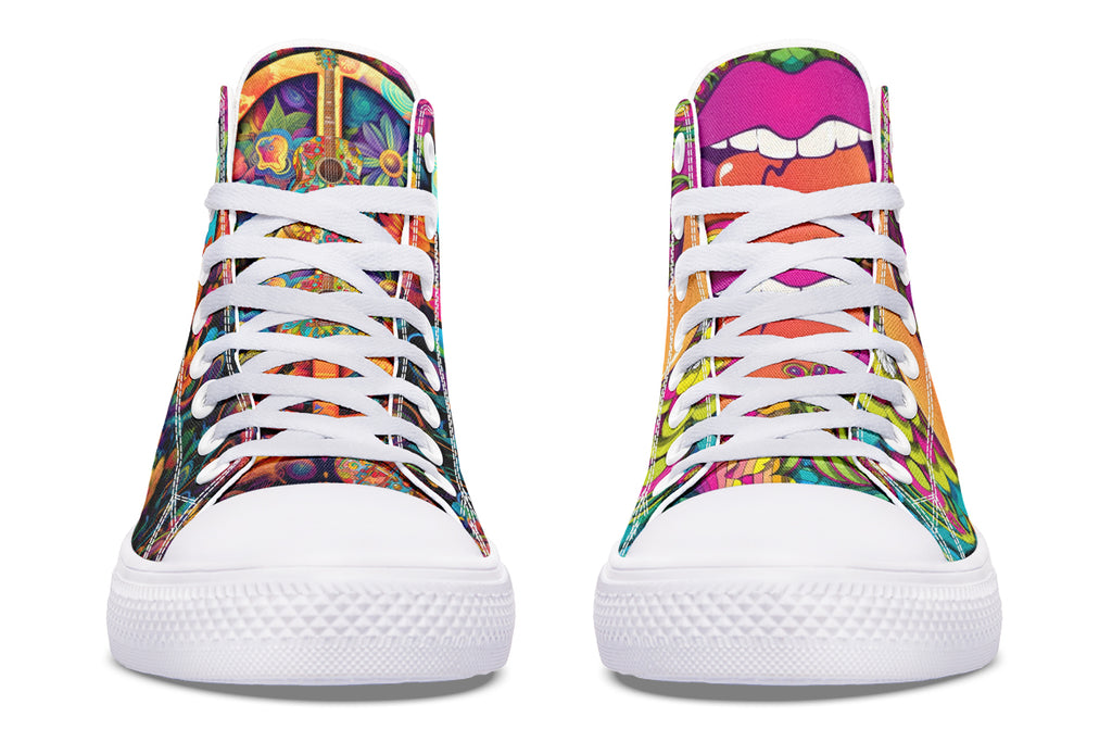 Summer Of Love High Tops (Wide)