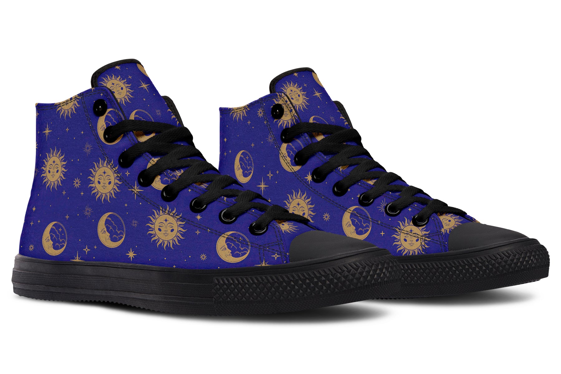 Sun Moon And Stars High Tops