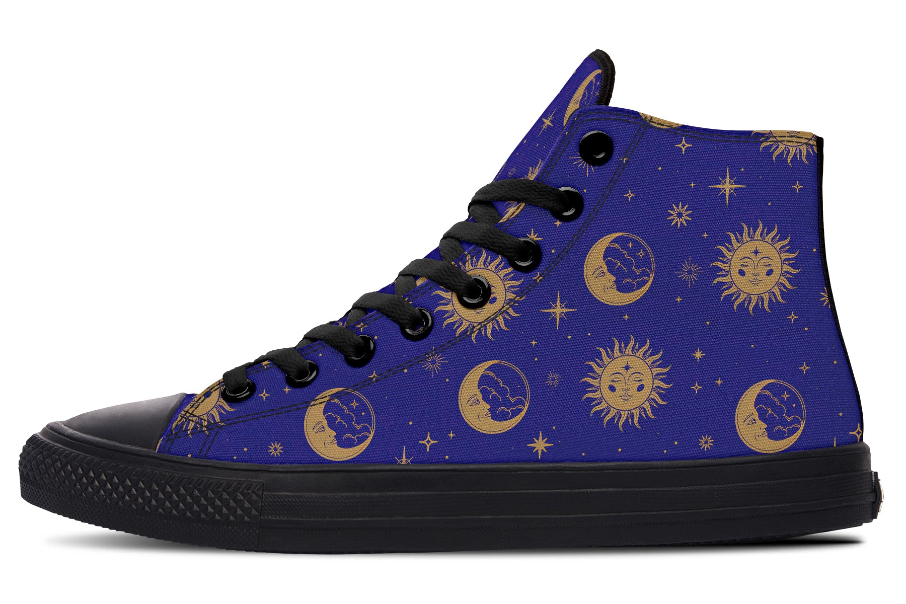 Sun Moon And Stars High Tops