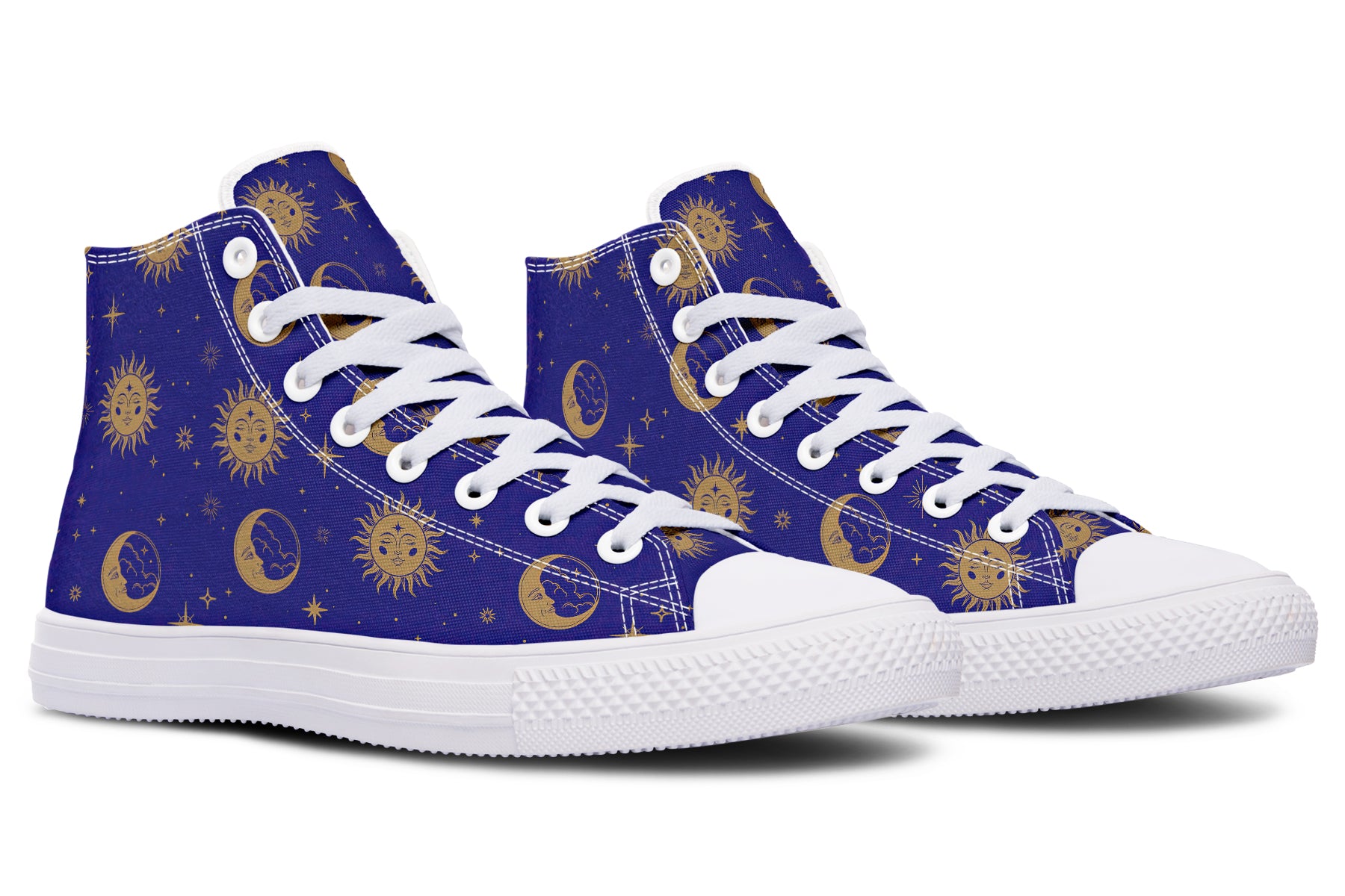 Sun Moon And Stars High Tops (Wide)